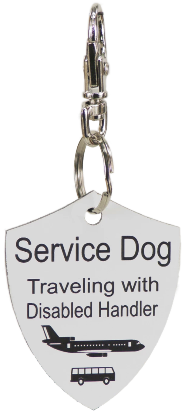 Service Dog Engraved Travel ID Tag - Image 12
