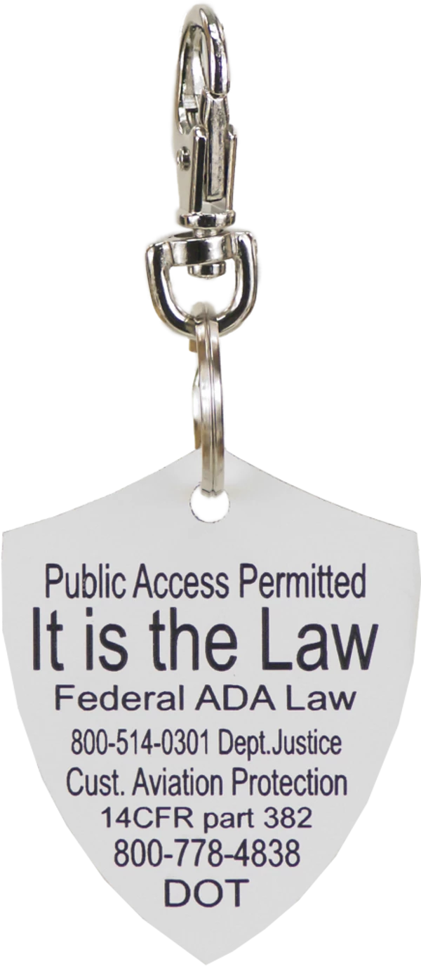 Service Dog Engraved Travel ID Tag - Image 13