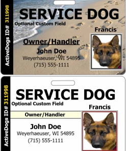 Horizontal Identification Card + Free Digital Copy