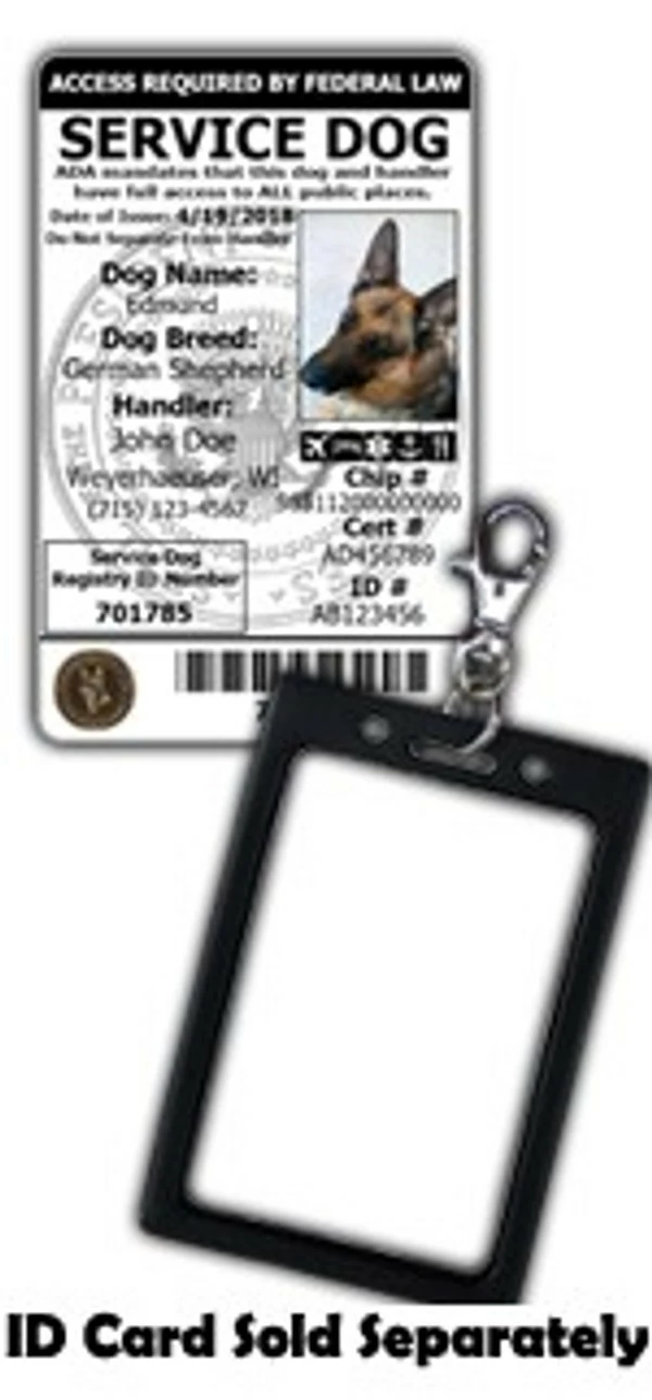Service Dog Clip-On ID Carrier - Image 4