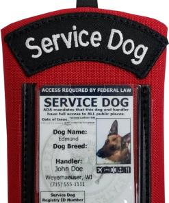Clip-On Service Dog ID Pouch