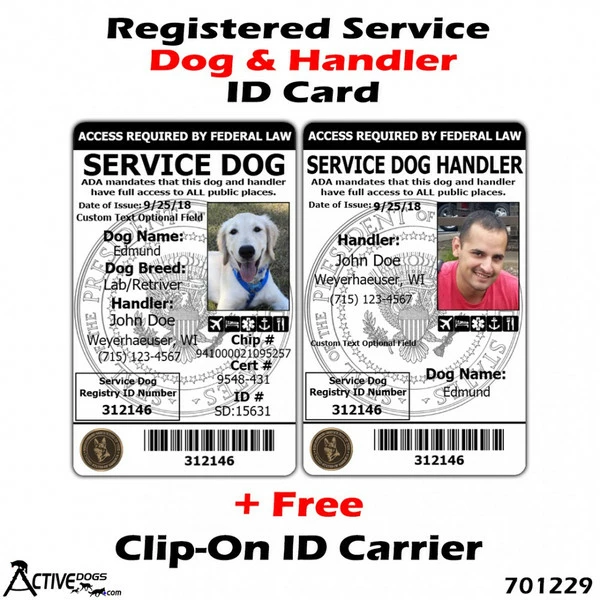 Service Dog And Service Dog Handler ID - Image 4