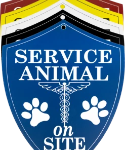 Engraved Service Animal Sign