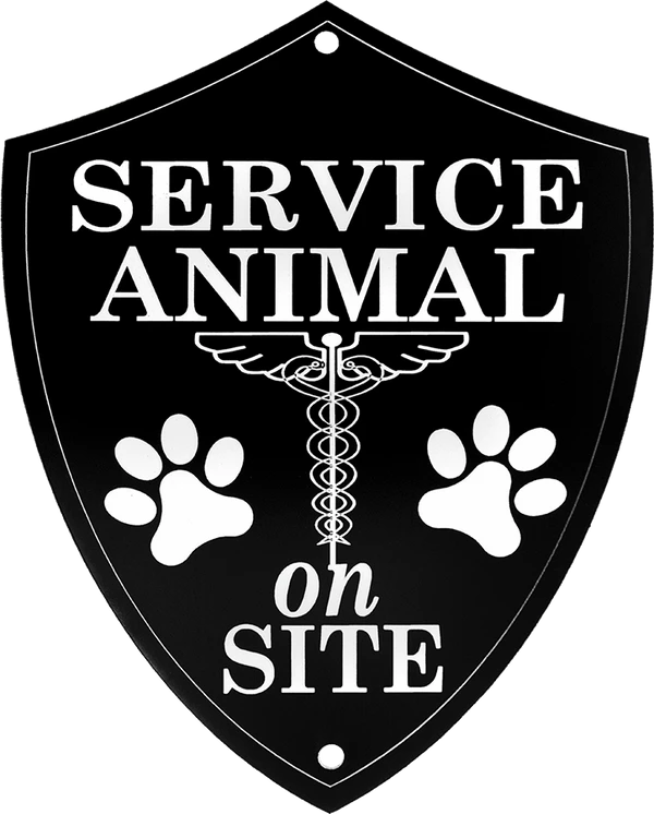 Engraved Service Animal Sign - Image 4
