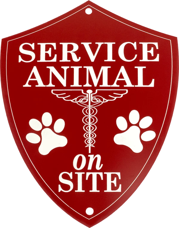 Engraved Service Animal Sign - Image 5