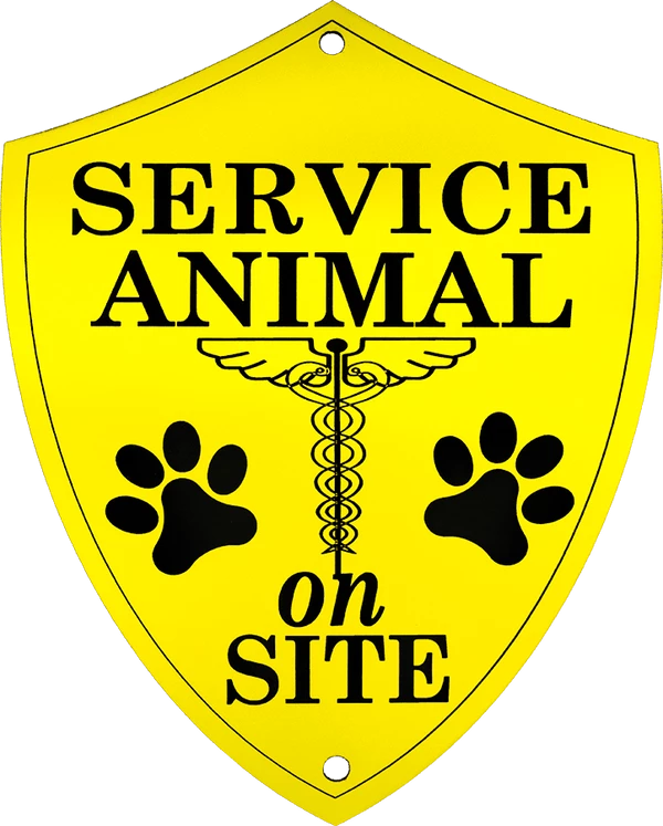Engraved Service Animal Sign - Image 7