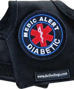 Service Dog Identification Patch Carrier W/ Zippered Pocket