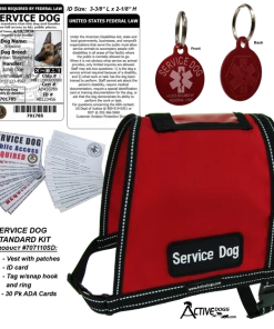 Standard Service Dog Vest Starter Kit