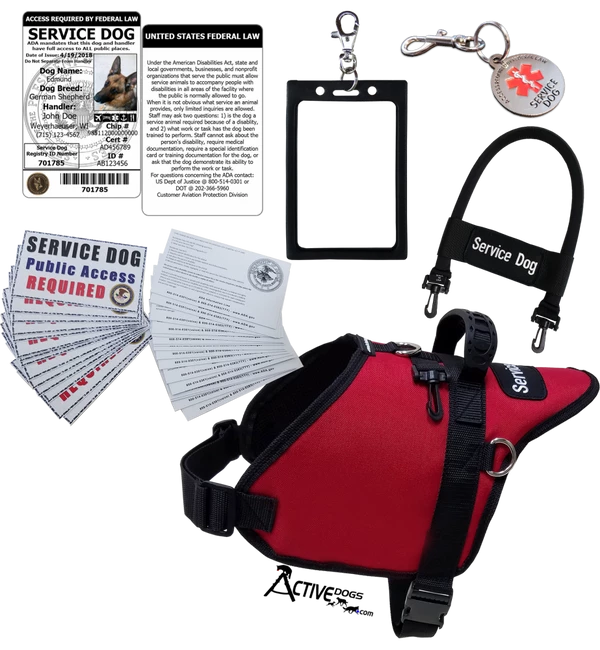 Deluxe Service Dog Vest Starter Kit
