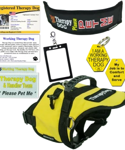 Deluxe Therapy Dog Vest Starter Kit