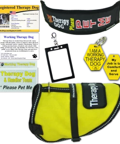 Deluxe Small Therapy Dog Vest Starter Kit
