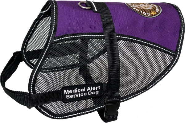Custom Logo/Text Service Dog Vest - Hybrid Mesh Vest