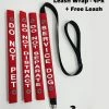 Service Dog Identification Leash Wrap Set + Free Leash