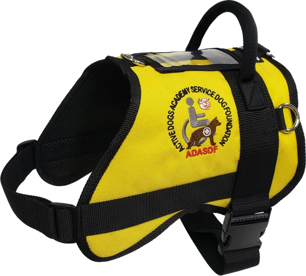 Custom Logo Service Dog Form Fitted Active Cut Vest - Image 11