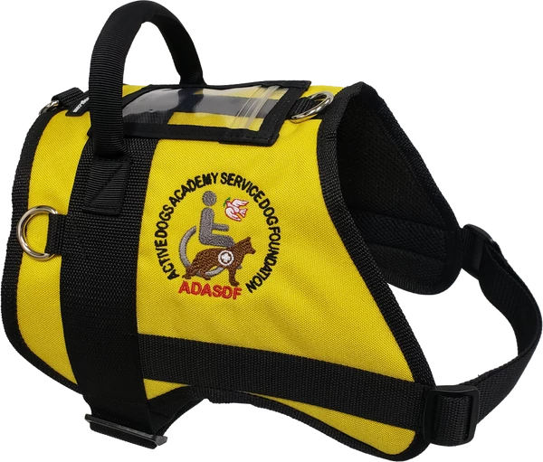Custom Logo Service Dog Form Fitted Active Cut Vest - Image 2
