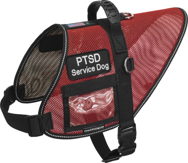 Mesh Vest With Handle & Clear ID Pocket