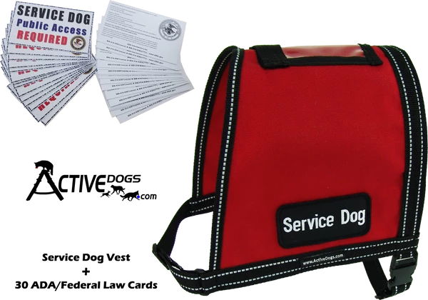 Service Dog ID Cape Vest + Free ADA Federal Law Cards - Image 8