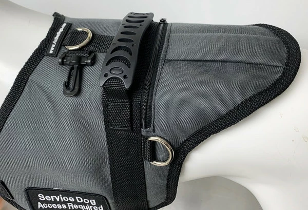 Padded Harness Vest With Zippered Pocket - Image 3