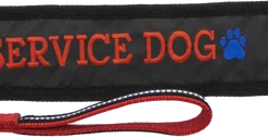 Embroidered Identification Leash Wrap