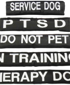 Embroidered Leash Wrap & Chest Strap Cover