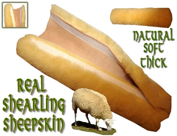 Real Sheepskin Chest & Girth Strap Cover - Image 4