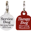 Small Dog Engraved ID Tag