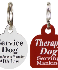 Small Dog Engraved ID Tag