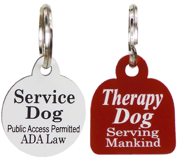 Small Dog Engraved ID Tag