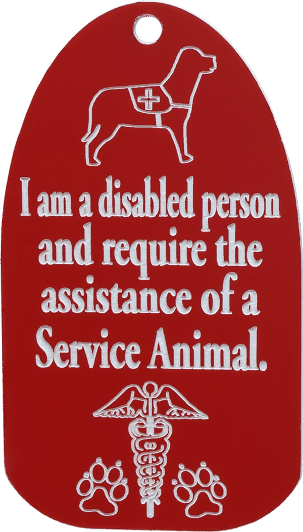 Handler ID Tag With Lanyard - Image 2