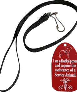 Handler ID Tag With Lanyard