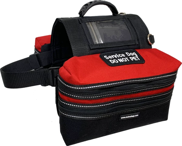 Service Dog Day Trip Pack Bag Harness Vest