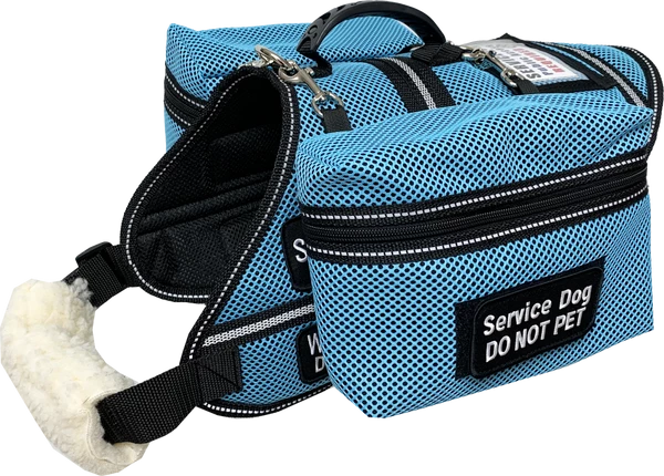 Ultimate Mesh Working Dog Vest W/ Clip-On Accessory Bags - Image 6