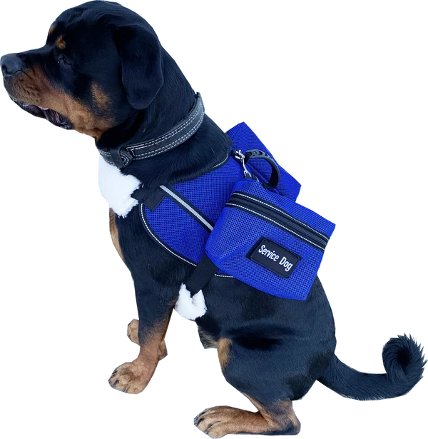 Ultimate Mesh Working Dog Vest W/ Clip-On Accessory Bags - Image 7