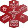 Medical Alert Seizure Dog ID Tag
