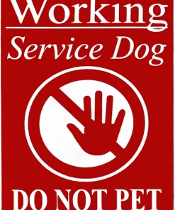 Working Service Dog ID Tag