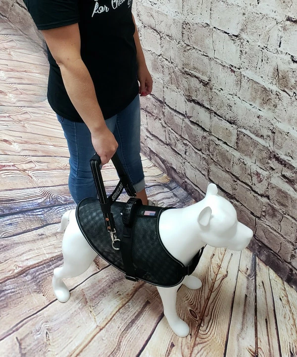 Leather Reflective Snap-On Bridge Handle - Image 3