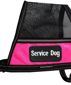 Service Dog Mesh Cape Vest W/ Clear Vinyl Pocket