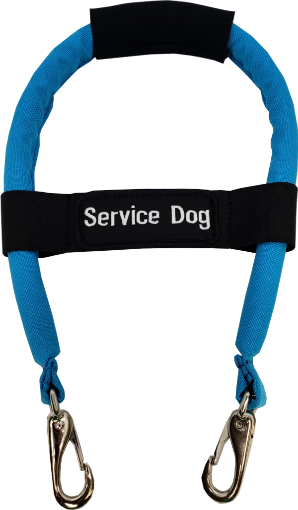 Padded Cordura Clip-on Bridge Handle -All Colors W/ Service Dog ID Band - Image 3