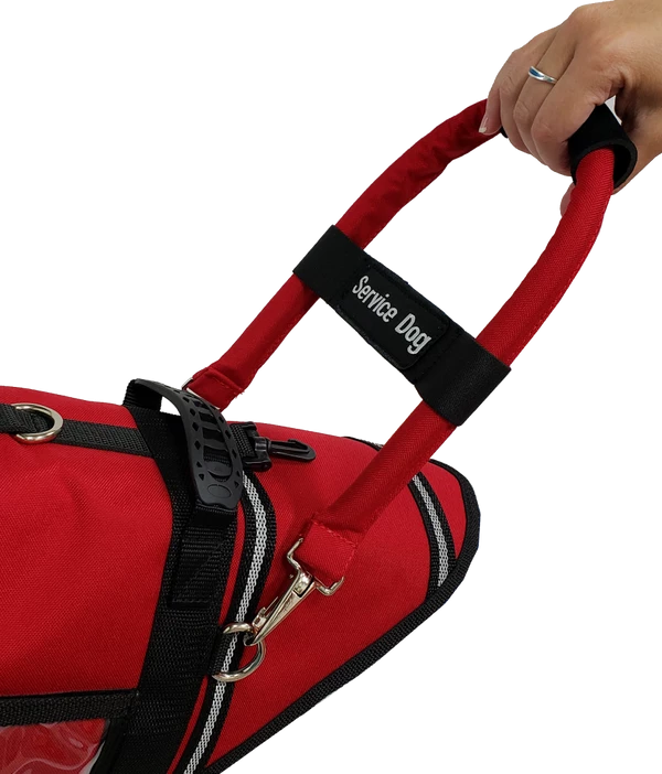 Padded Cordura Clip-on Bridge Handle -All Colors W/ Service Dog ID Band - Image 6