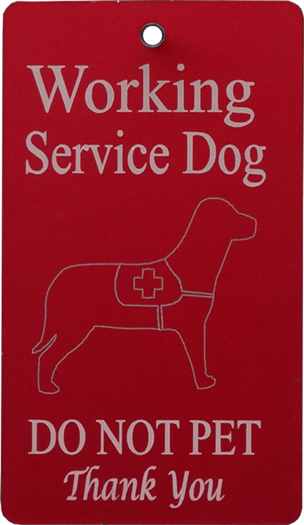 Engraved Aluminum Dog Badge