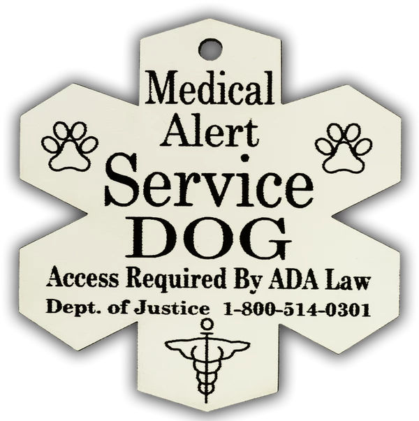 Engraved Medical Alert Dog Tag For Service Dogs - Image 3