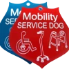 Mobility Service Dog Engraved Tag