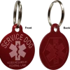 Aluminum Service Dog Tag Access Required