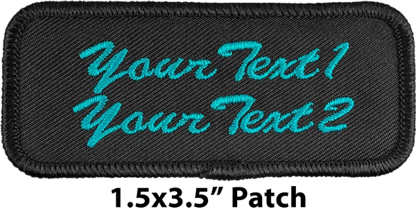 Custom Embroidered Text Patch - Image 10