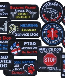 Embroidered Specialty Service Dog Patches