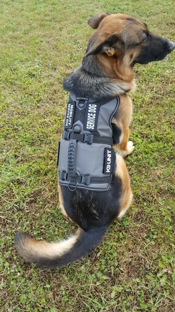 Service Dog Saddle Bag Grocery Getter Harness Vest - Image 23