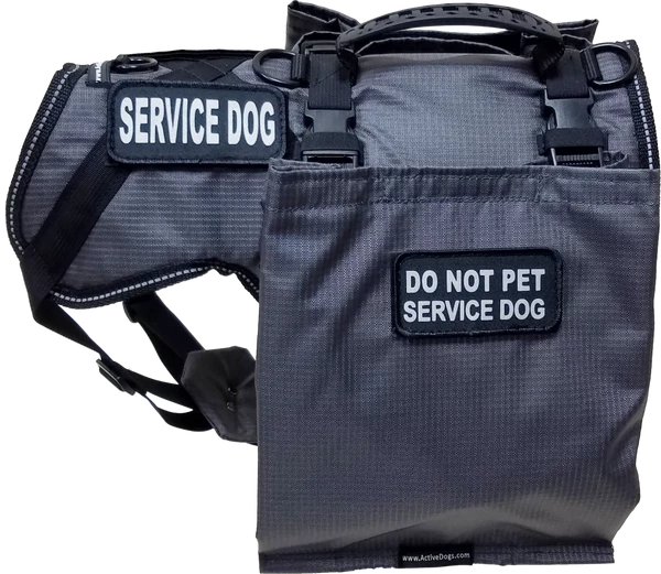 Service Dog Saddle Bag Grocery Getter Harness Vest - Image 6