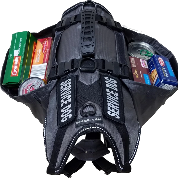 Service Dog Saddle Bag Grocery Getter Harness Vest - Image 4