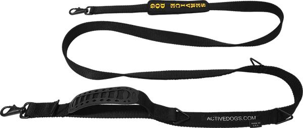 Service Dog Hands Free Leash - W/ Molded Handle