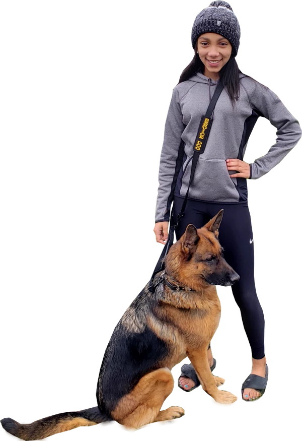 Service Dog Hands Free Leash - W/ Molded Handle - Image 7